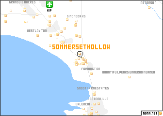 map of Sommerset Hollow