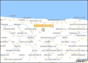 map of Sommervieu