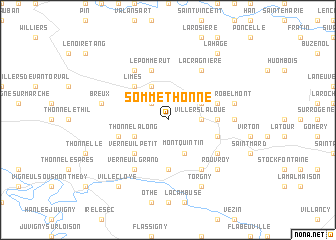 map of Sommethonne