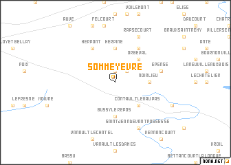 map of Somme-Yèvre