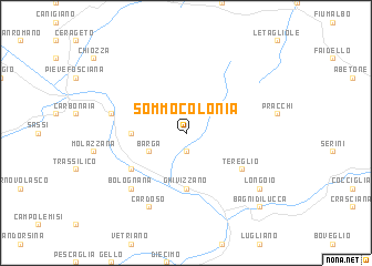 map of Sommocolonia