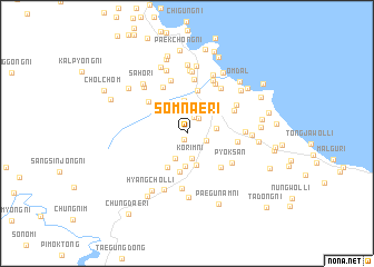 map of Sŏmnae-ri