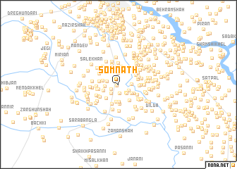 map of Som Nath