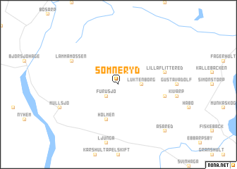 map of Somneryd