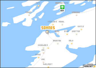 map of Sømnes