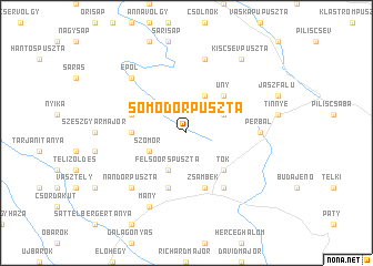 map of Somodorpuszta