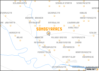 map of Somogyaracs