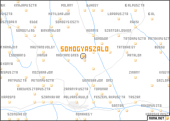 map of Somogyaszaló