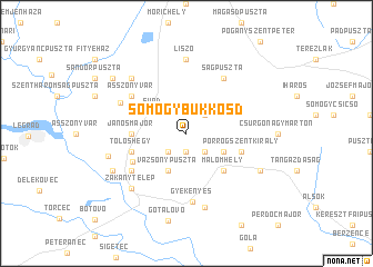 map of Somogybükkösd