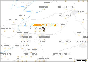 map of Somogyitelep