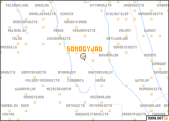 map of Somogyjád