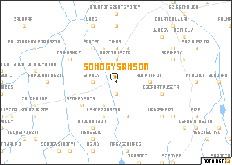 map of Somogysámson