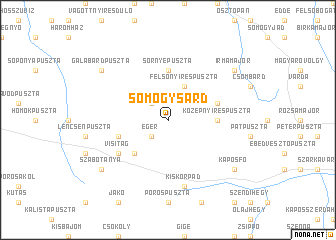 map of Somogysárd