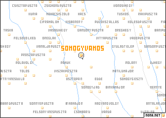 map of Somogyvámos