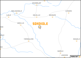 map of Somokolé