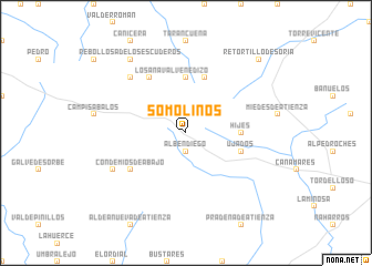 map of Somolinos