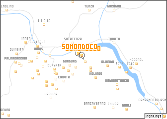 map of Somondoco