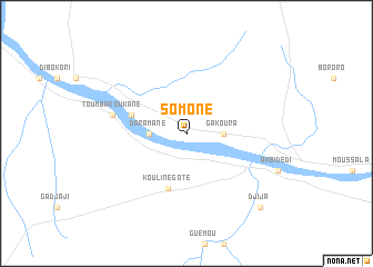 map of Somoné