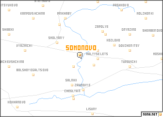 map of Somonovo