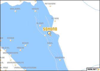 map of Somono