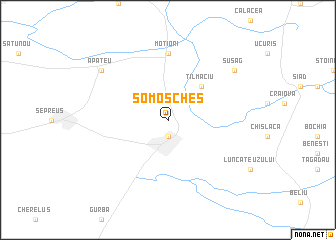 map of Somoşcheş