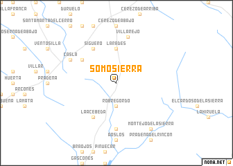 map of Somosierra