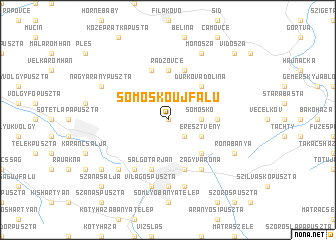 map of Somoskőújfalu