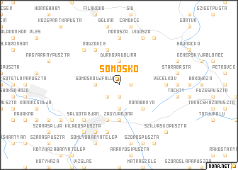 map of Somoskő