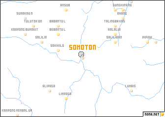 map of Somoton