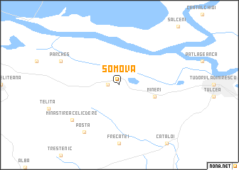 map of Somova