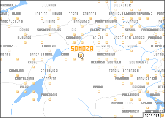 map of Somoza