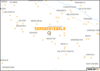 map of Somsarā-ye Bālā