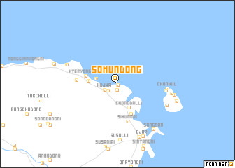 map of Sŏmun-dong