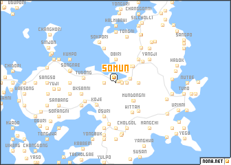 map of Sŏmun