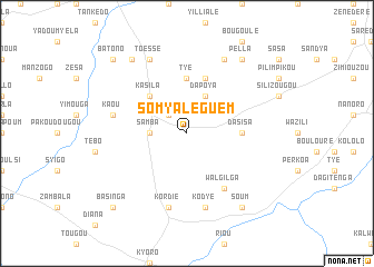 map of Somyaléguèm