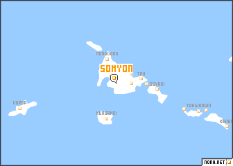 map of Sŏmyŏn