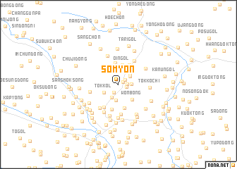 map of Sŏmyŏn