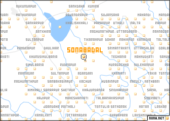 map of Sonābādal