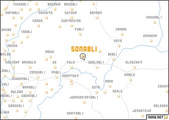 map of Sonabli