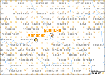 map of Sonācho