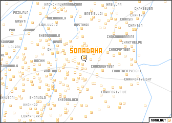 map of Sona Daha