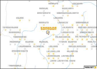 map of Sonador