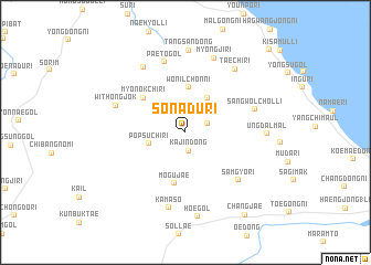 map of Sonadŭri