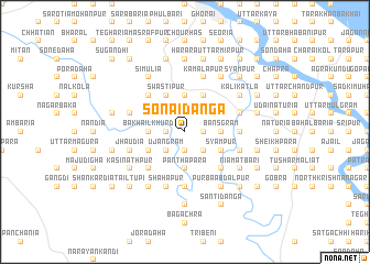 map of Sonāidānga