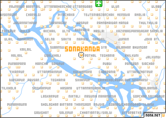 map of Sonakānda