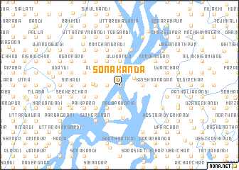 map of Sonākānda