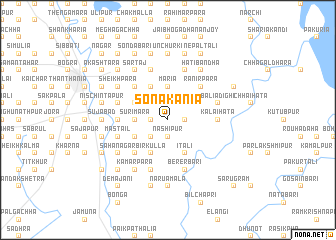 map of Sonākānia