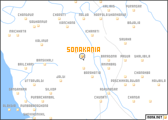 map of Sonākania