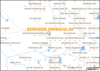 map of Sonakasalampaikkulam