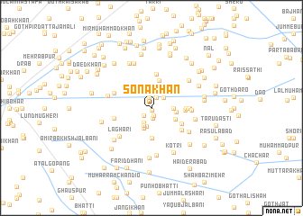 map of Sona Khān